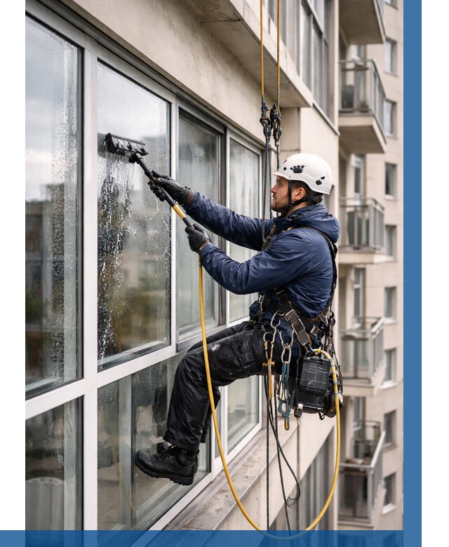 Мойка балконного остекления в Кохме от 3636 р. | ВЫСОТНИК-Кхм