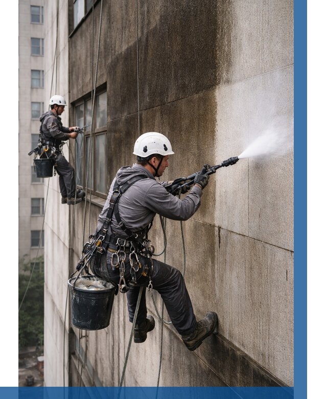 Очистка фасада от копоти в Кохме от 260 р. | ВЫСОТНИК-Кхм