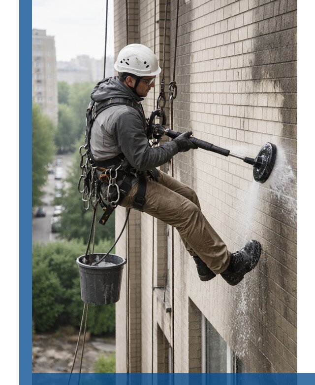 Очистка фасада от копоти в Кохме профессионально и безопасно