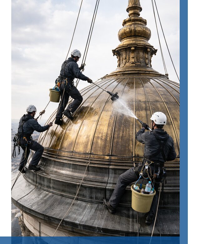 Мойка куполов и шпилей в Кохме от 8310 р. - заказать | ВЫСОТНИК-Кхм