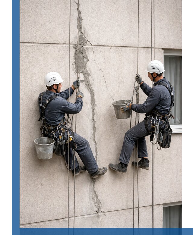 Заделка трещин на фасаде в Кохме с гарантийным ремонтом