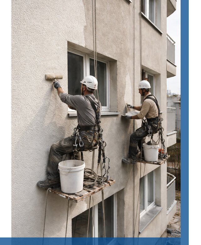 Нанесение короеда на фасад в Кохме от 467 р. | ВЫСОТНИК-Кхм