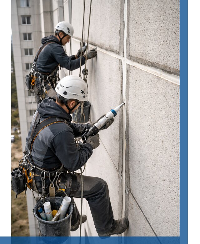 Герметизация межпанельных швов в Кохме от 727 р. | ВЫСОТНИК-Кхм