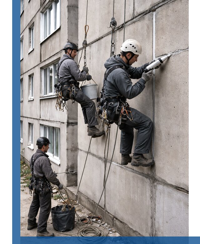 Герметизация межпанельных швов в Кохме с гарантией герметичности