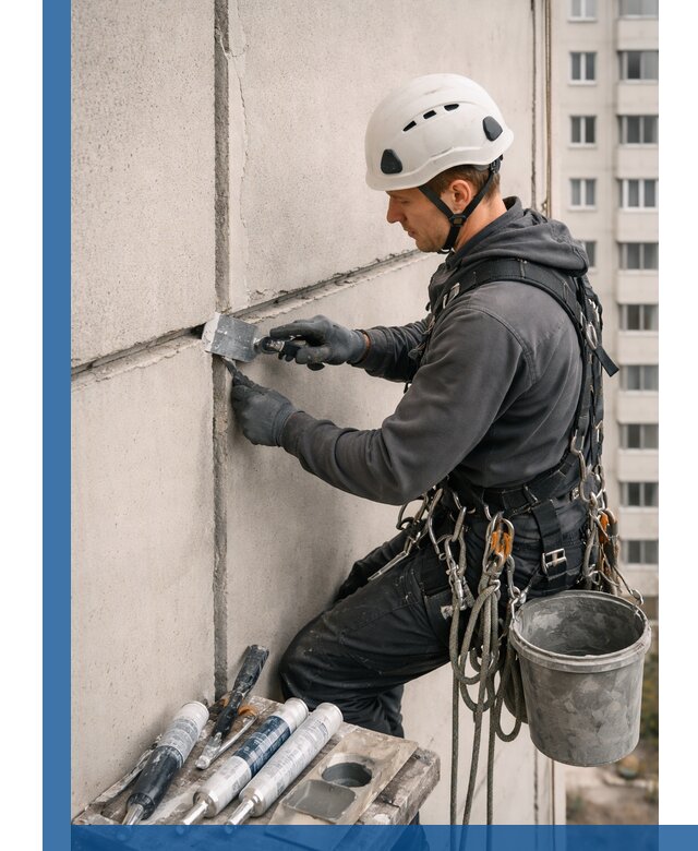 Ремонт межпанельных швов в Кохме герметизация и восстановление