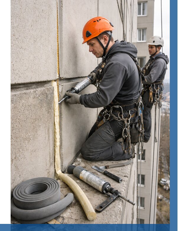 Теплый шов межпанельные швы в Кохме от 727 р. | ВЫСОТНИК-Кхм