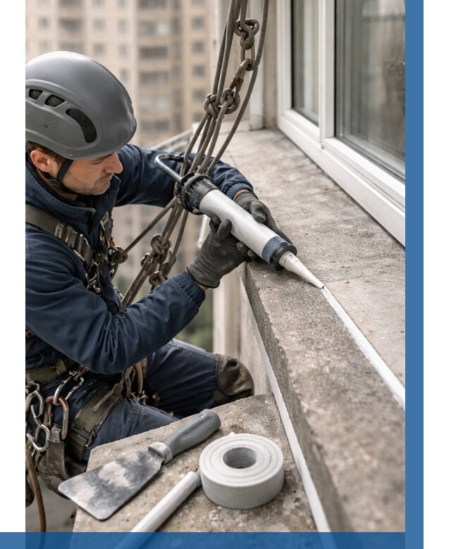 Герметизация балконного козырька в Кохме от 4675 р. | ВЫСОТНИК-Кхм