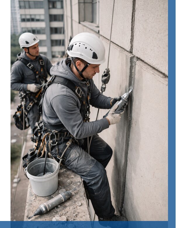 Ремонт деформационных швов здания в Кохме от 1039 р. | ВЫСОТНИК-Кхм