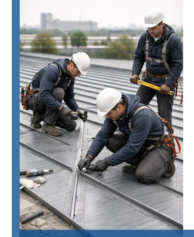 Ремонт фальцевой кровли в Кохме срочно и качественно