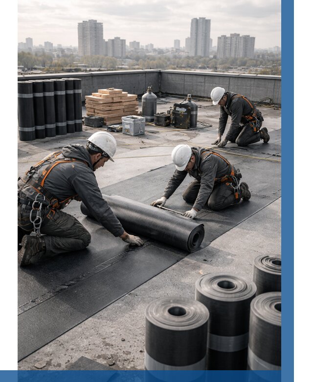 Монтаж мягкой кровли под ключ в Кохме от 467 р. | ВЫСОТНИК-Кхм