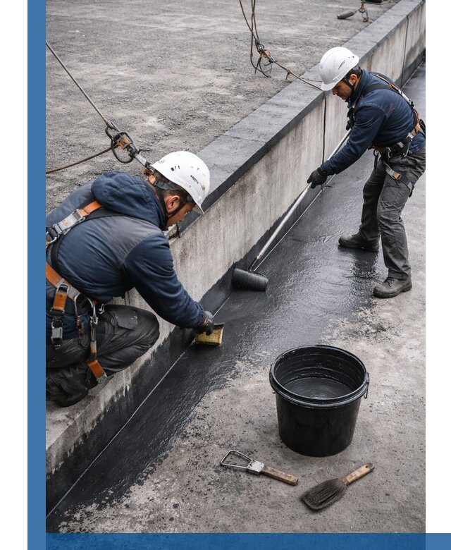 Гидроизоляция кровли жидкой резиной профессионально в Кохме