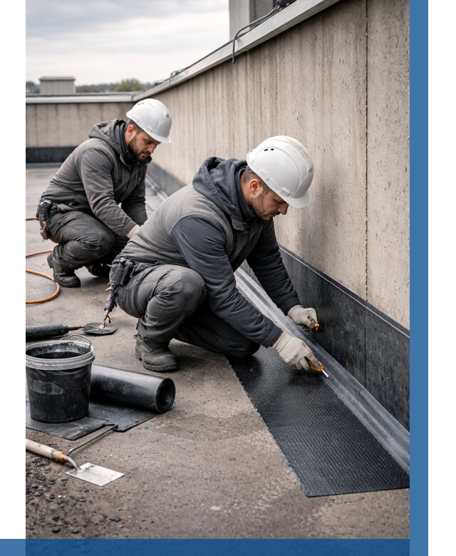 Гидроизоляция примыканий на кровле в Кохме от 935 р. | ВЫСОТНИК-Кхм