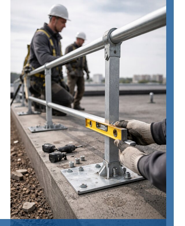 Монтаж кровельного ограждения в Кохме от 1247 р. | ВЫСОТНИК-Кхм