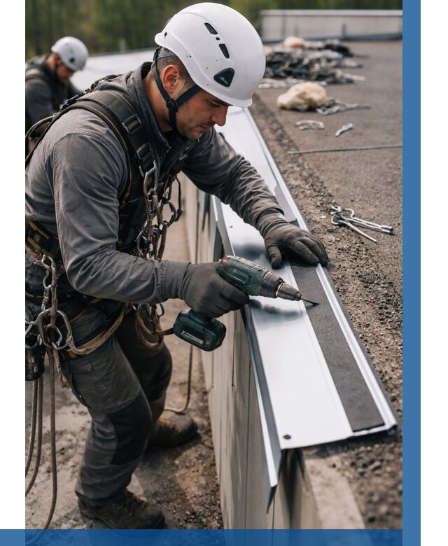 Монтаж капельника на кровле в Кохме от 312 р. | ВЫСОТНИК-Кхм