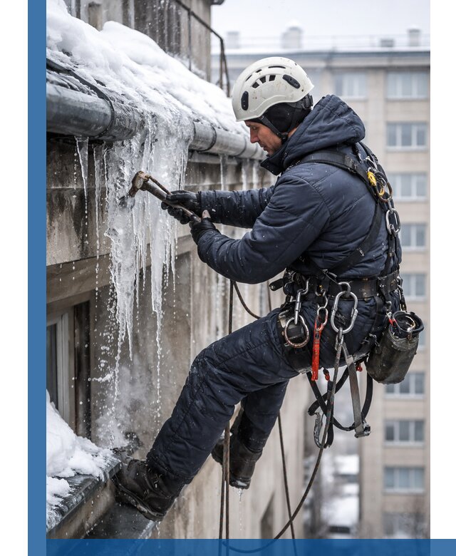 Удаление наледи и чистка водостоков в Кохме оперативно и безопасно