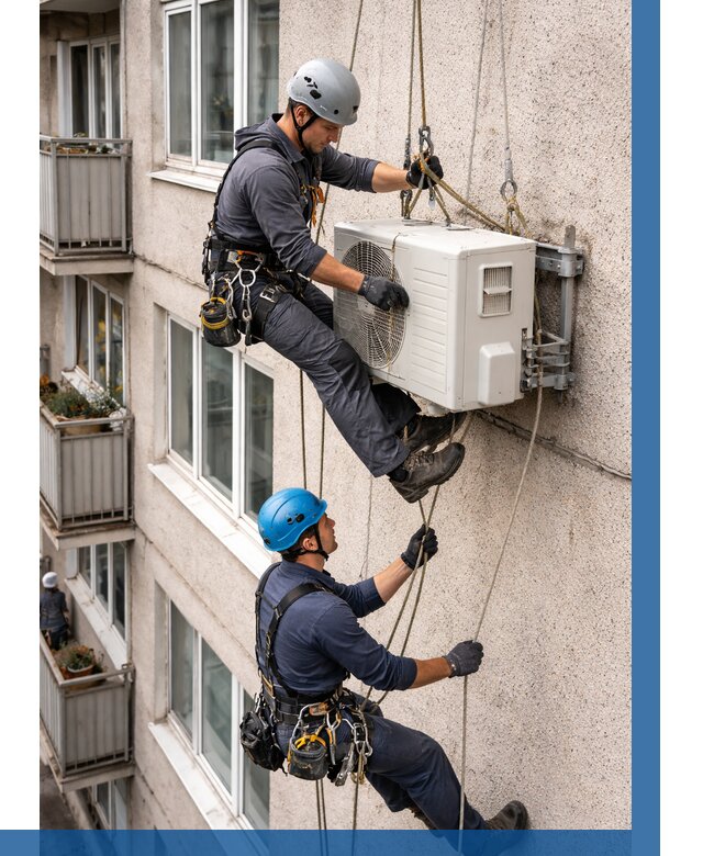 Перенос внешнего блока кондиционера в Кохме от 9349 р.| ВЫСОТНИК-Кхм