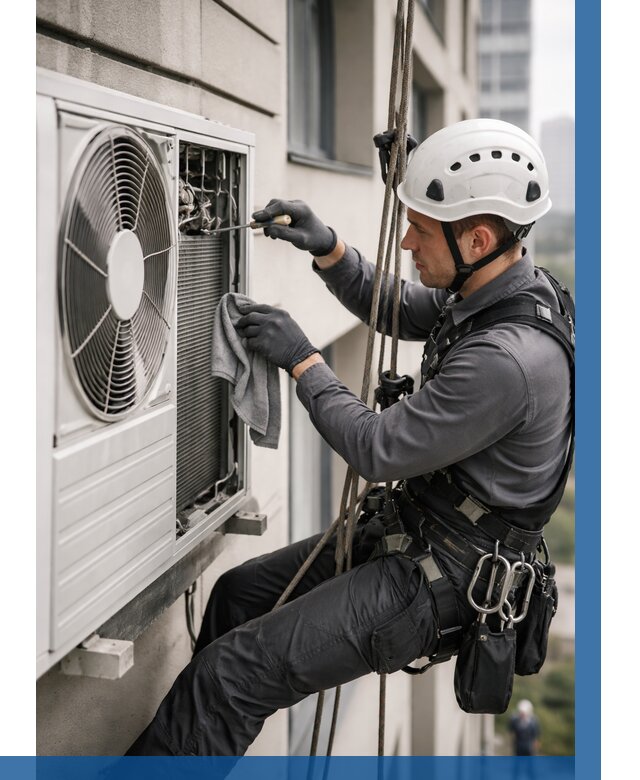 Обслуживание внешнего блока кондиционера в Кохме от 2805 р.ВЫСОТНИК-Кхм