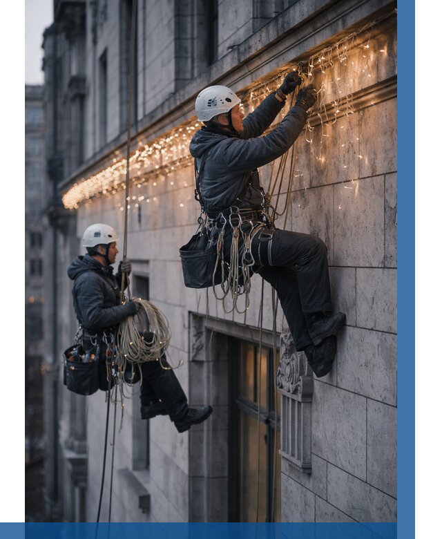 Монтаж новогодней иллюминации в Кохме от 8830 р. | ВЫСОТНИК-Кхм