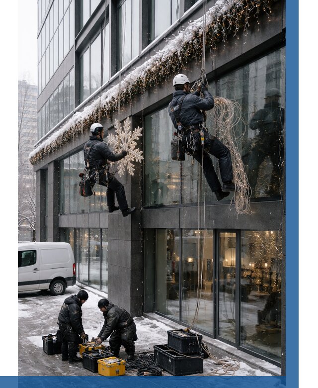 Демонтаж новогоднего оформления в Кохме от 5713 р. | ВЫСОТНИК-Кхм