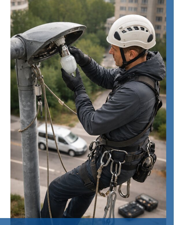 Замена ламп на высоте в Кохме от 2597 р. | ВЫСОТНИК-Кхм