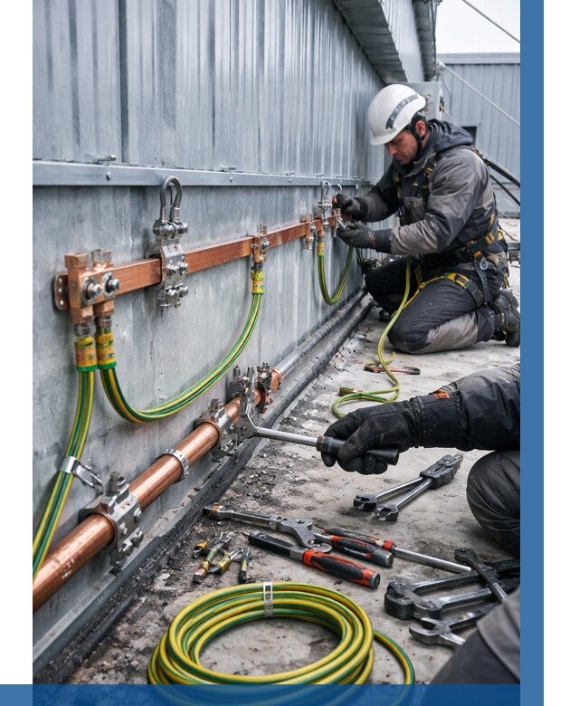 Монтаж заземления здания в Кохме от 25970 р. | ВЫСОТНИК-Кхм