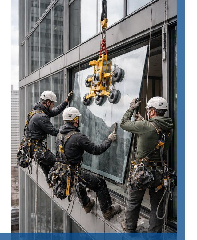 Фасадное остекление зданий под ключ в Кохме от 10388 р. | ВЫСОТНИК-Кхм