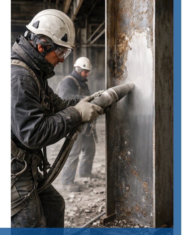 Удаление старой краски с металла в Кохме от 467 р. | ВЫСОТНИК-Кхм