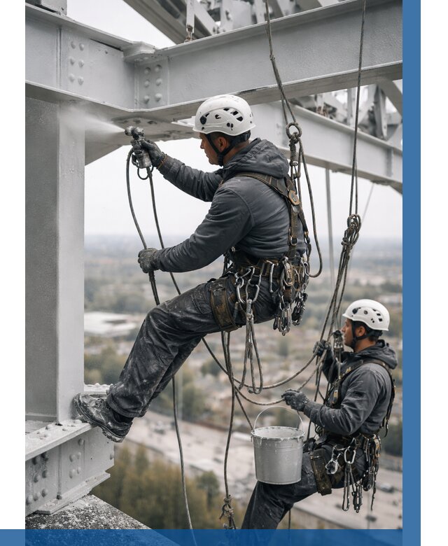 Покраска металлоконструкций на высоте в Кохме 364 р |ВЫСОТНИК-Кхм