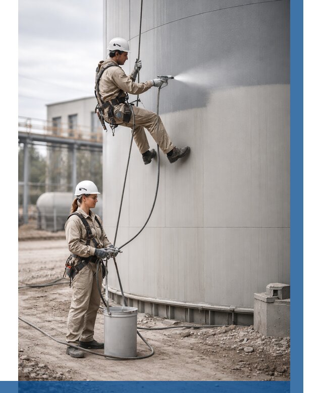 Покраска резервуаров в Кохме от 1247 р. | ВЫСОТНИК-Кхм — заказать