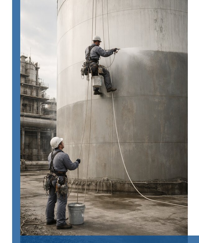 Покраска стальных резервуаров и емкостей в Кохме профессионально