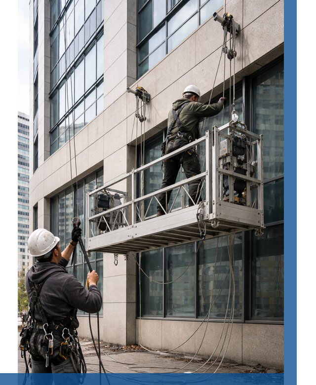 Монтаж и подъем фасадной люльки в Кохме от 12466 р. | ВЫСОТНИК-Кхм