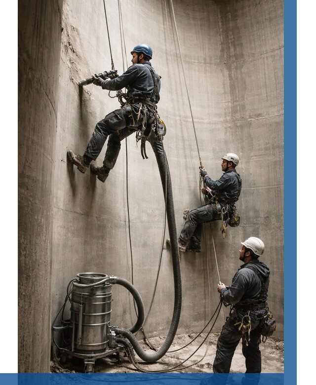 Зачистка силосов в Кохме от 4675 р. Договор и смета ВЫСОТНИК-Кхм