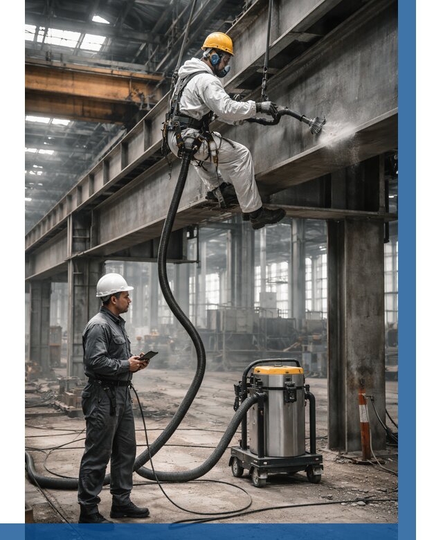 Обеспыливание конструкций в цехе в Кохме от 4363 р. | ВЫСОТНИК-Кхм