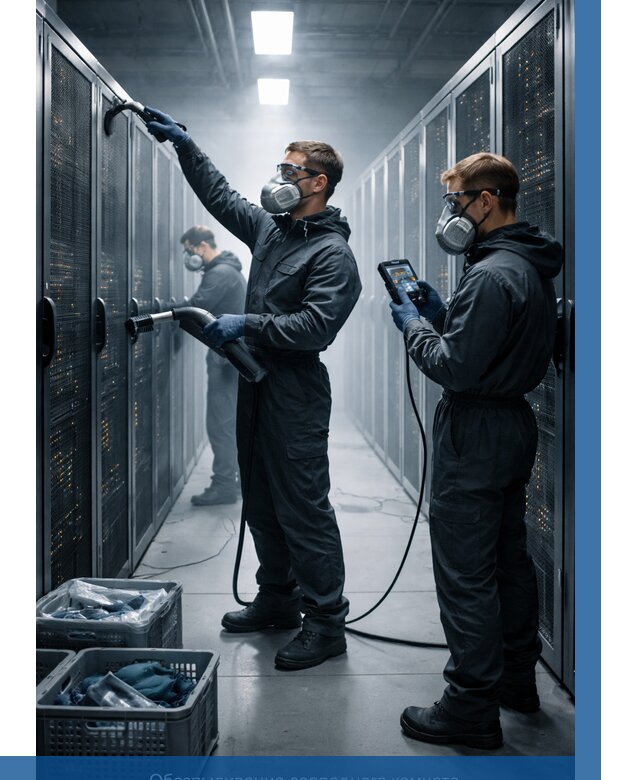 Обеспыливание серверной комнаты в Кохме от 4675 р. | ВЫСОТНИК-Кхм