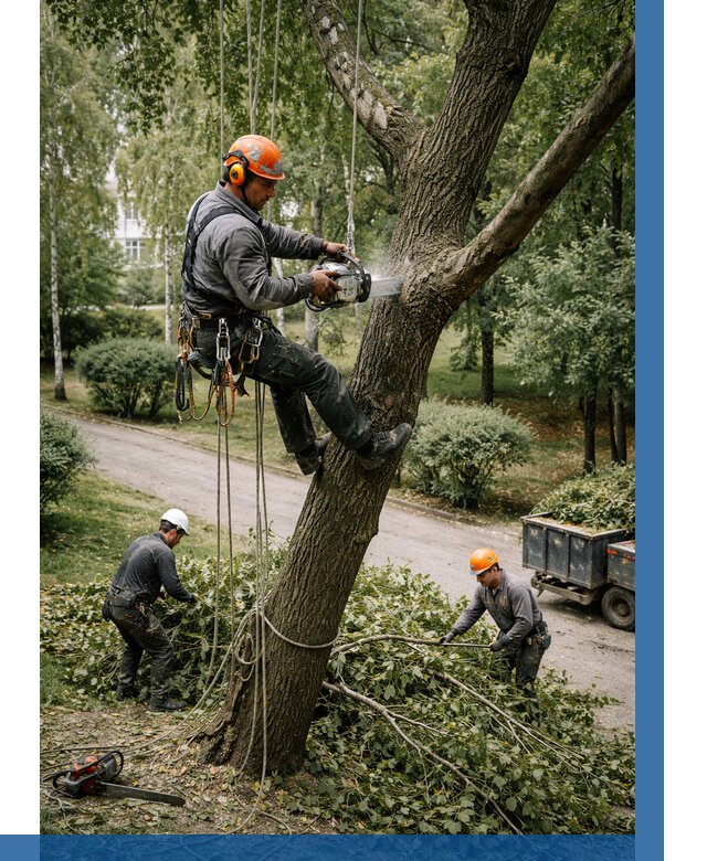 Кронирование деревьев в Кохме от 6752 р. | ВЫСОТНИК-Кхм