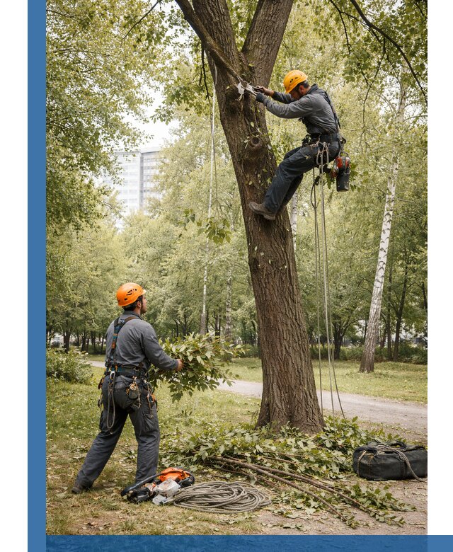 Санитарная обрезка деревьев в Кохме, профессионально и безопасно