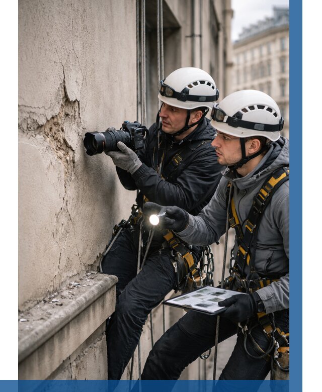 Фотофиксация дефектов фасада в Кохме от 4675 р. | ВЫСОТНИК-Кхм