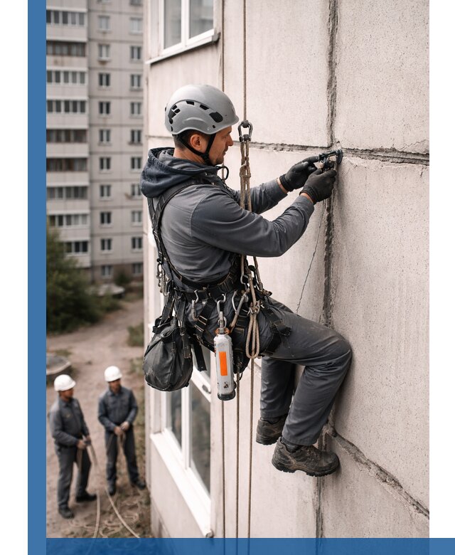 Обследование межпанельных швов и герметизация в Кохме
